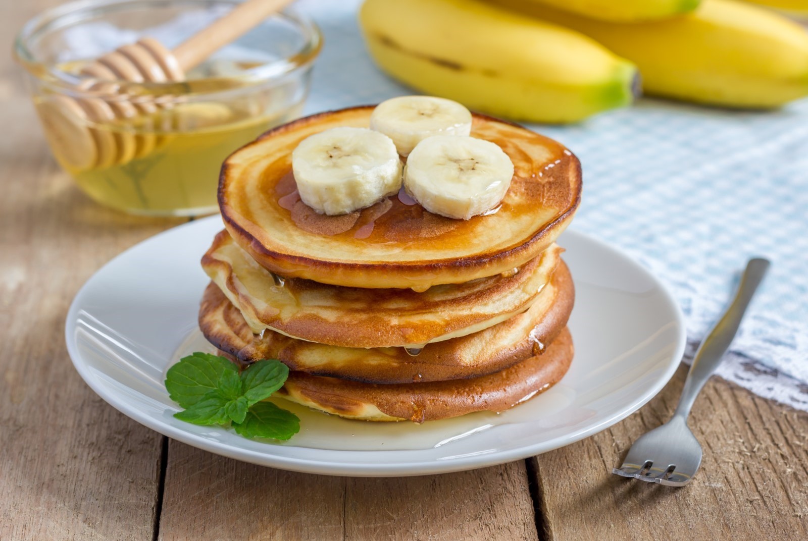 Banana Protein Pancakes