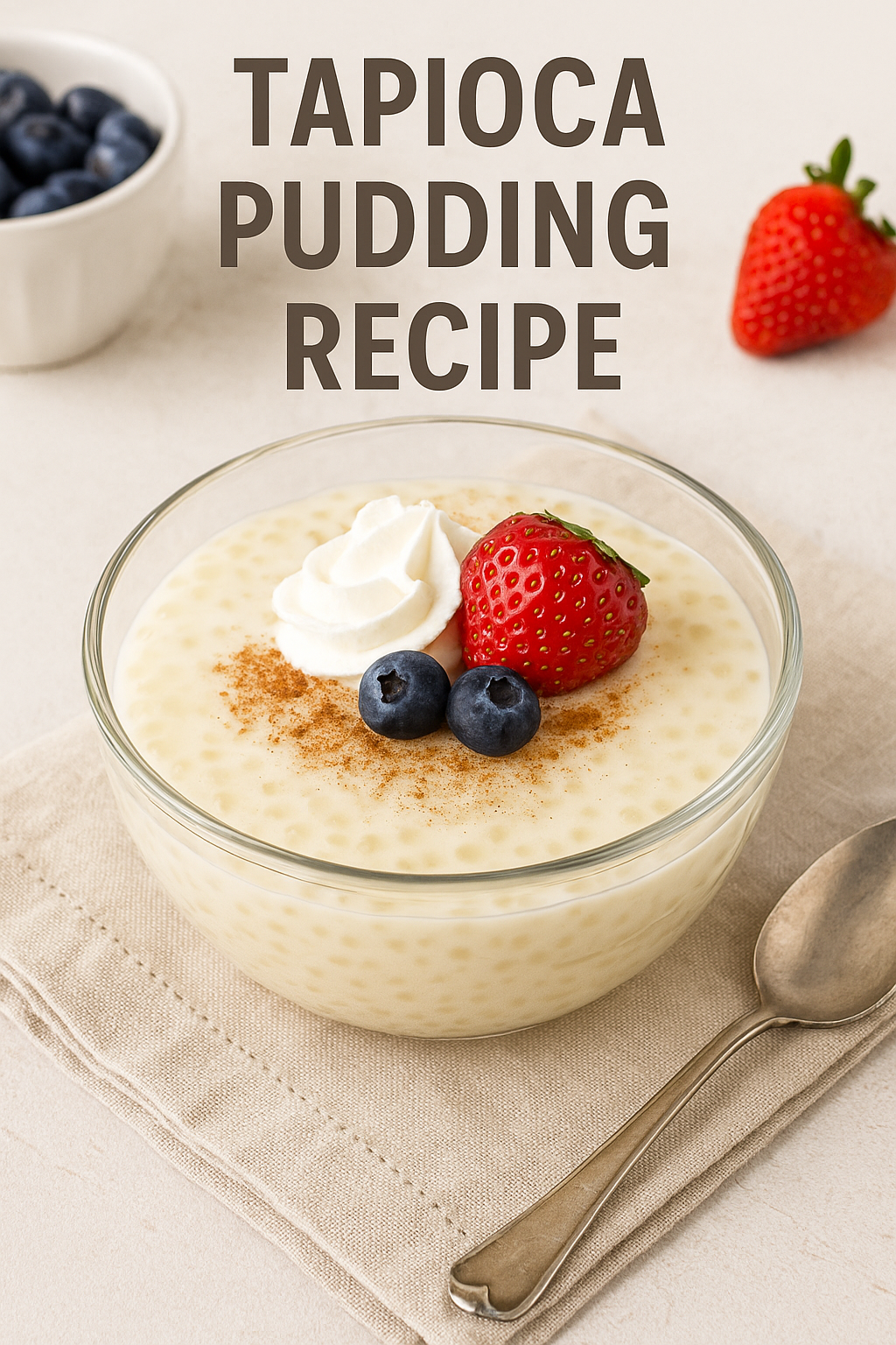 Quick Tapioca Pudding Recipe