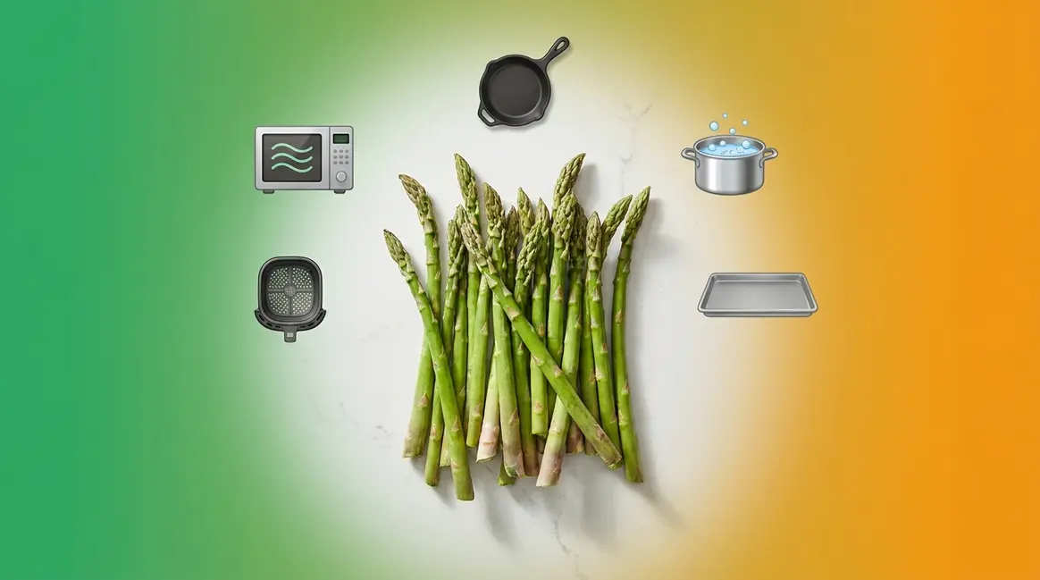 Quick Way to Cook Asparagus: 5 Methods Under 10 Min